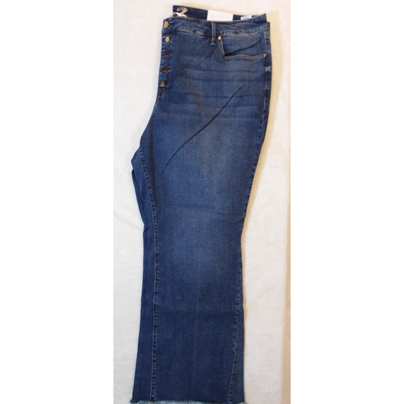 NWT 7 For All Mankind Jeans Women 28W Plus Flare Limited Edition Trendy High Ris - Picture 2 of 12
